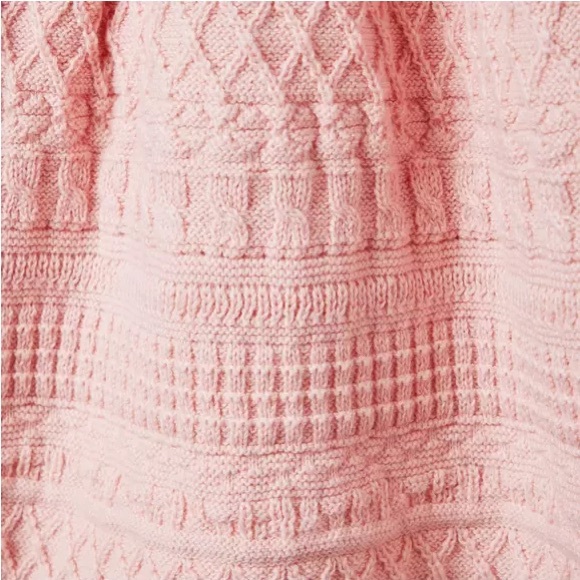 NWT Janie and Jack The Heights Sweater Dress Peachskin Sweater Dusty Light Pink - Picture 10 of 10